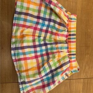 Colorful Plaid Skirt